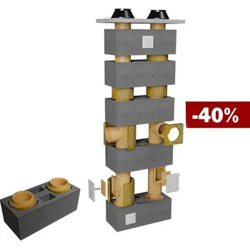 Komín Komín se šachtou VENT DUO 200/160mm-5,2m Premium®