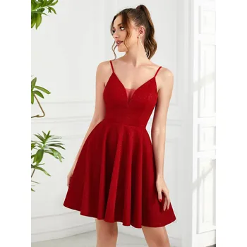 Dámské šaty Ever Pretty šaty do tanečních mini červené 3124 Velikost: XL / 42 / 10 / 14