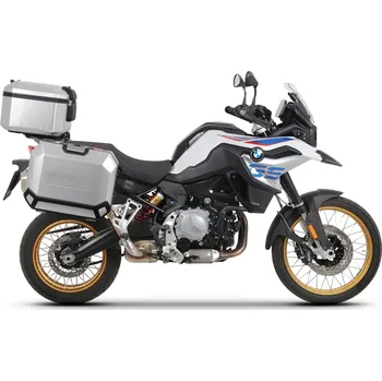 Zavazadlo na motocykl Kompletní sada hliníkových kufrů SHAD TERRA, 48L topcase 47L/47L boční kufry, včetně montážní sady a plotny SHAD BMW F750 GS / F850 GS