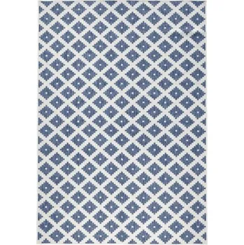 Koberec Hans Home Kusový koberec Twin-Wendeteppiche 103128 blau creme – na ven i na doma - 80x250