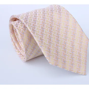 Kravata Hedvábná kravata krémová, HEDVÁBNÝ SVĚT