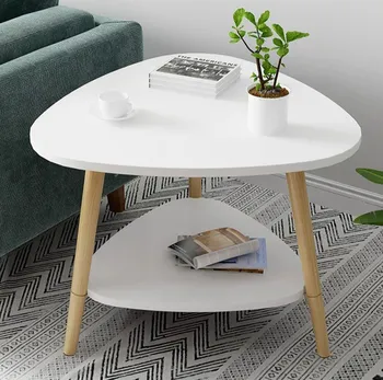Konferenční stolek Casarredo Latte 60 x 40 cm MDF/masiv bílý/borovice