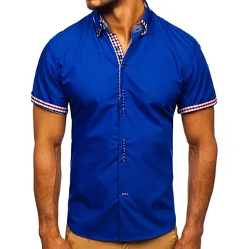 Pánská košile BOLF 3507 královsky modrá - M