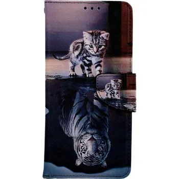 Pouzdro na mobilní telefon Pouzdro Samsung A13 knížkové Tygr (kryt neboli obal na Samsung A13)