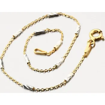 Náramek Dámský náramek stříbro 925 zdobený facetami CHRS-TUBE-SLASH-Y/W-030 délka 18 cm