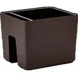 Truhlík samozavlažovací Berberis na zábradlí - čokoláda 30 cm