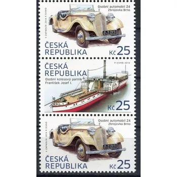 Poštovní známka Česká pošta (2014) č. 810 - 811 ** - Česká republika - 3-bl - Historické dopravní prostředky