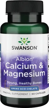 Swanson Albion Calcium and Magnesium 60 cps.