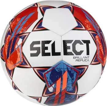 Fotbalový míč Select Brillant Replica V23 bílý/červený 3