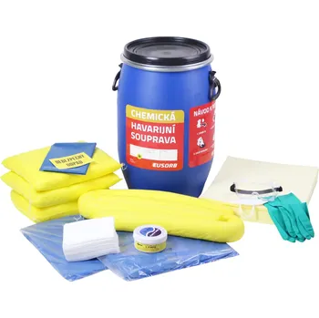 Sorbent HAPPY END Havarijní souprava HSB 60, chemická, 43 l, kanalizační deska - HSB 60S - CH