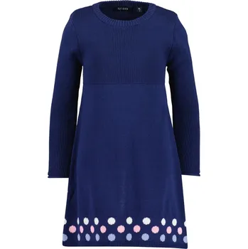 Dívčí šaty Dívčí pletené šaty Blue Seven tmavě modré velikost 122 (773663)