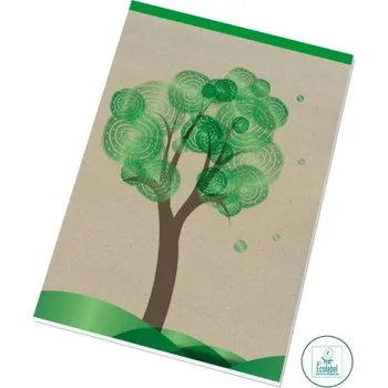 Blok A4 čtverečkovaný Ecology, šitý, 50 listů