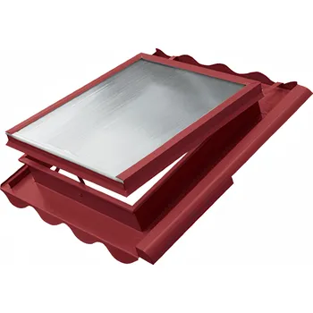Střecha Střešní okno kovové Hodonka 500 × 600 mm KM BETA višňové