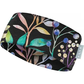 Sportovní čelenka Unuo Dětská fleecová čelenka Elise podzimní bobule L