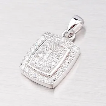 Přívěsek Dámský přívěsek stříbro 925 zirkon rhodiovaný AP1040