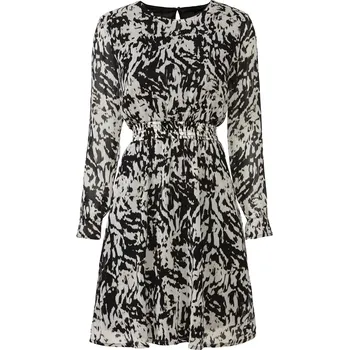 Dámské šaty esmara® Dámské šifonové šaty (černá/bílá, 42)