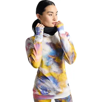 Dámské termoprádlo tričko Burton Midweight Long Neck LS - Stout White Voyager L