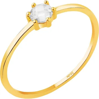 Prsten Prsten ze žlutého zlata se zirkonem - P-1120.02