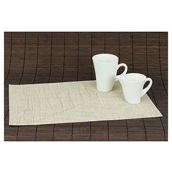 prostírání Prostírání plastové, písková barva.