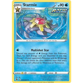 Sběratelská karetní hra Starmie 053/264 - Fusion Strike Typ karty: Holo