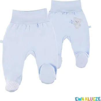 Dupačky Ewa Bavlněné polodupačky Newborn modré vel.62