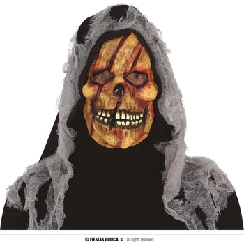 Karnevalová maska Guirca Fiestas Španělsko Smrtka - maska se šátkem