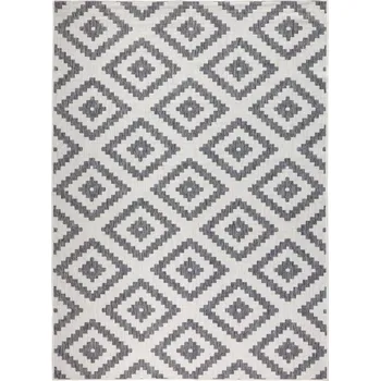 Koberec Hans Home Kusový koberec Twin-Wendeteppiche 103132 grau creme – na ven i na doma - 80x250