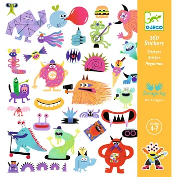 Hračka DJECO Samolepky - Příšery