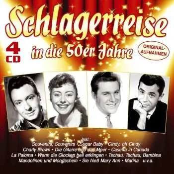 Zahraniční hudba 4CD Various: Schlagerreise In Die 50er Jahre - 94 Originalaufnahmen 2023