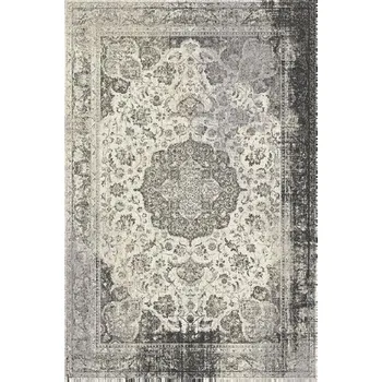 Koberec Kusový koberec vlněný Agnella Isfahan Hathor Granat šedý Rozměr: 160x240 cm