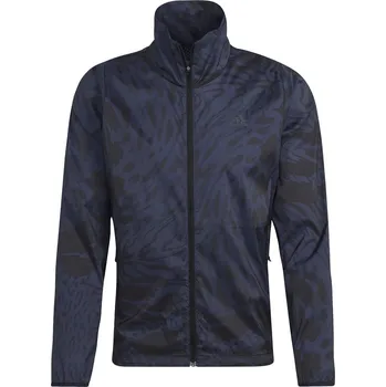 dámská bunda ADIDAS - LEG INK/BLACK - M (Adidas Fast AOP WOmens Running Jacket)