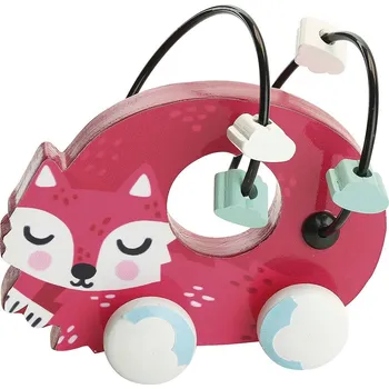 Dřevěná hračka Vilac Dřevěný minilabyrint 1ks liška