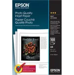 Epson Photo Quality InkJet Paper, foto papír, matný, bílý, A4, 104 g/m2, 720dpi, 100 ks, C13S041061, inkoustový