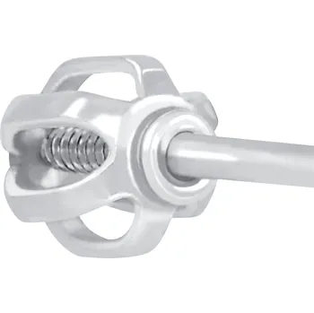 Náušnice Soliter Šroubovací závit/balónek/uzávěr z bílého zlata - 1 ks + 2 měsíce na vrácení zboží