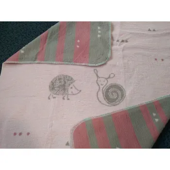 Dětská deka DF David Fussenegger Dětská deka MAJA 1657/10 růžová 75x100 75x100 cm