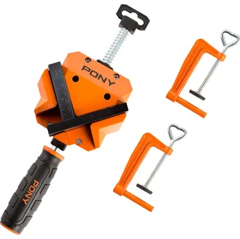 Truhlářská svěrka Rohová svorka 90° PONY JORGENSEN s rozpětím čelistí 5 cm