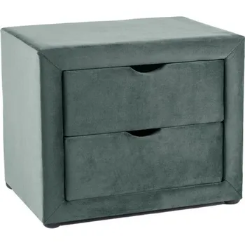 Noční stolek Nábytek PEGAS s.r.o. Noční stolek ET-002, Zelený Bluvel 78
