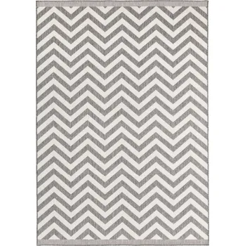 Koberec Hans Home Kusový koberec Twin Supreme 103432 Palma grey creme – na ven i na doma - 80x150