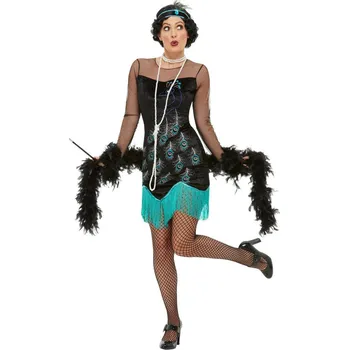 Karnevalový kostým Dámský kostým 20. let Páv M