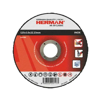 Řezný kotouč Řezný kotouč HERMAN AR-30 CLASSIC na nerez bez prolisu (180 x 1,5 x 22,23 mm / 1ks)