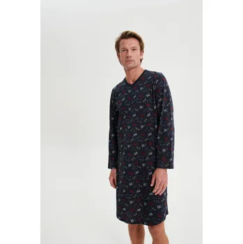 Vamp - Noční košile s dlouhým rukávem 19632 - Vamp blue caviar L