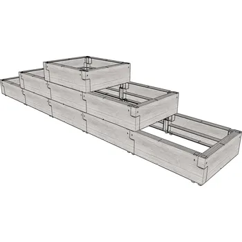 Vyvýšený záhon Vyvýšený záhon JUWEL 300x65x60 (Vyvýšený záhon modulární)