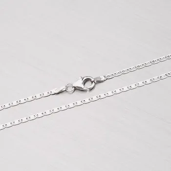 Šperk Řetízek bílé zlato 585 - žiletky 309-0189 délka 42 cm