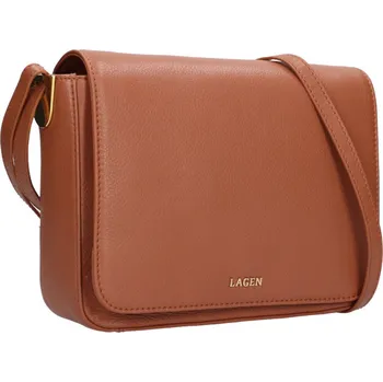 Kabelka LAGEN | Dámská kožená kabelka LAGEN 2061 hnědá | allBAGS.cz