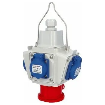 Rozvaděč FAMATEL pb200 Závěsný zásuvkový box závěsný PowerBOX 3x230V, 1x400V/16/5p IP54