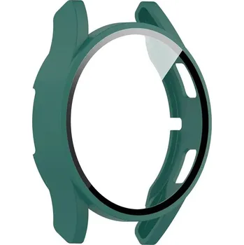 Barevné ochranné pouzdro s tvrzeným sklem pro Samsung Galaxy Watch 4/5 44mm Barva: Zelená
