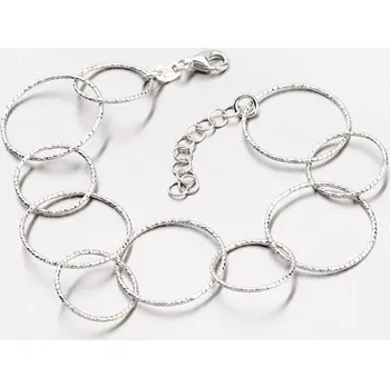 Náramek Dámský náramek stříbro 925 B1600010-0019-SLX délka 20 cm