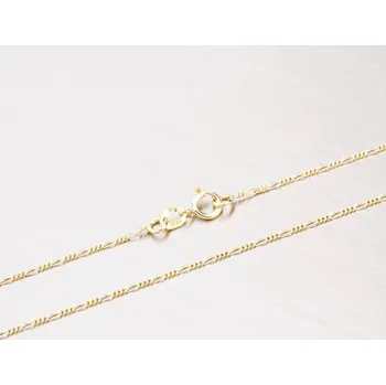 Řetízek Řetízek žluté zlato 585 Figaro 45-1055 délka 40 cm