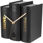 Černé stolní hodiny ve tvaru knih Karlsson ID_1088948