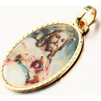 Přívěsek Přívěsek žluté zlato 585 ježíšem Kristem 43-21841